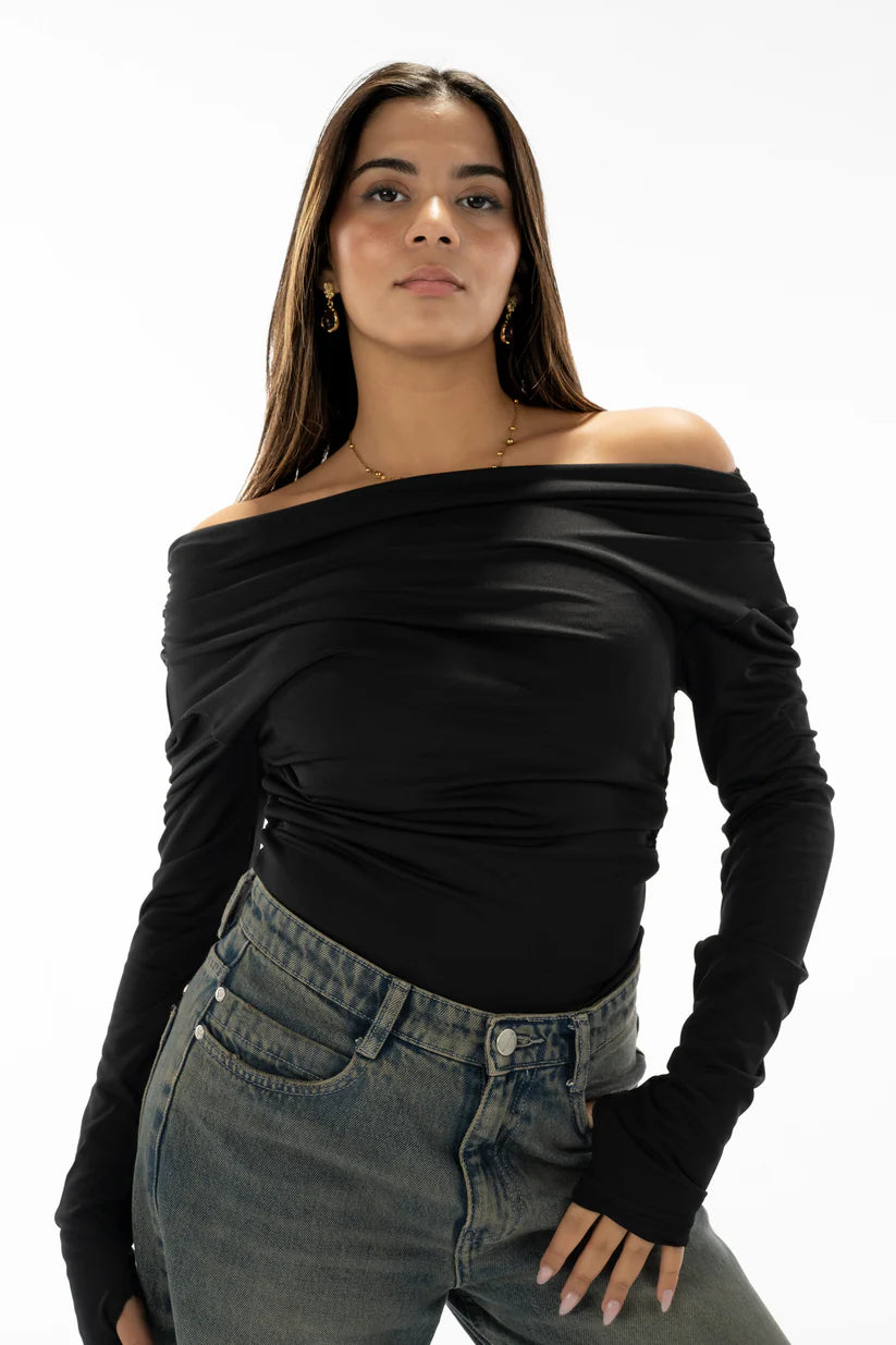 Soft drape bodysuit